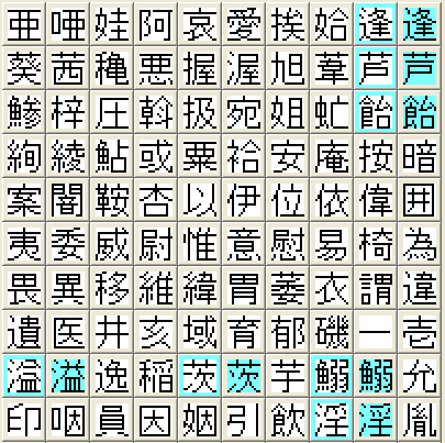 16DOT微型電脳書体　ゴシック【レターベース（15×15）】