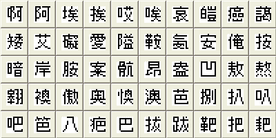 台湾繁体字
